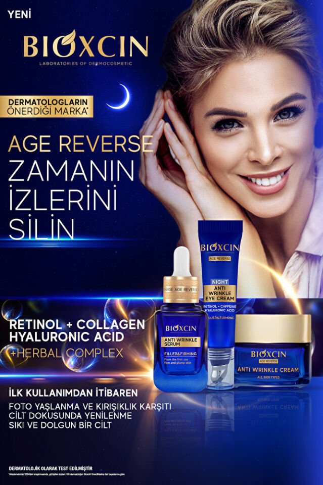 Age Reverse Kırışıklık Karşıtı Göz Kremi 15 ml (%10 Retinol, Kafein)
