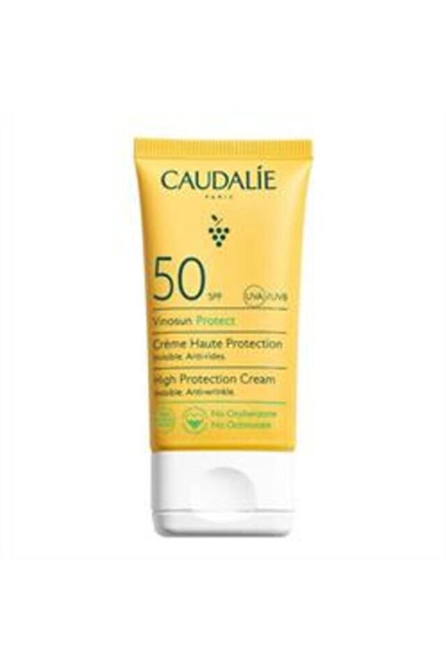 ( KİL MASKESİ HEDİYE ) Caudalie Vinosun Protect Spf50 Güneş Koruyucu Krem 50ml ( 1 ADET )