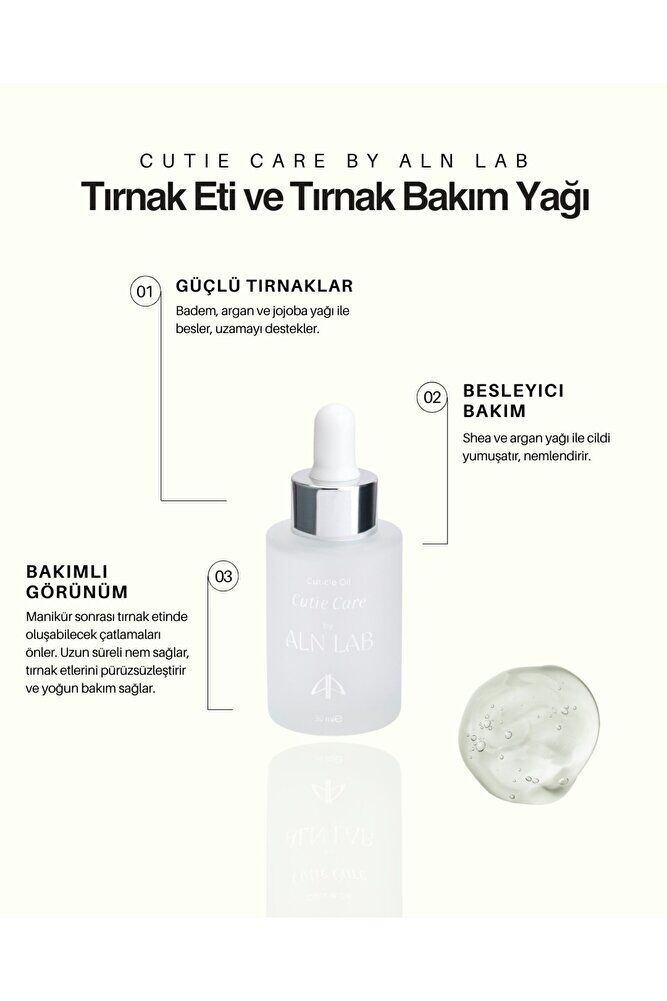 ALN Lab Kütikül Yağı – Tırnak Eti Nemlendirici, Kolay Uygulama, Hoş Koku (Profesyonel Bakım)