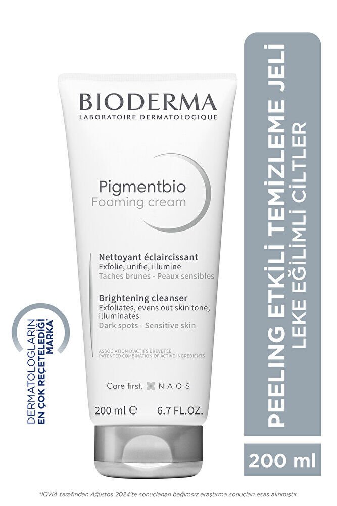 Pigmentbio Foaming Cream - Peeling Etkili Yüz Temizleme Jeli 200 ml