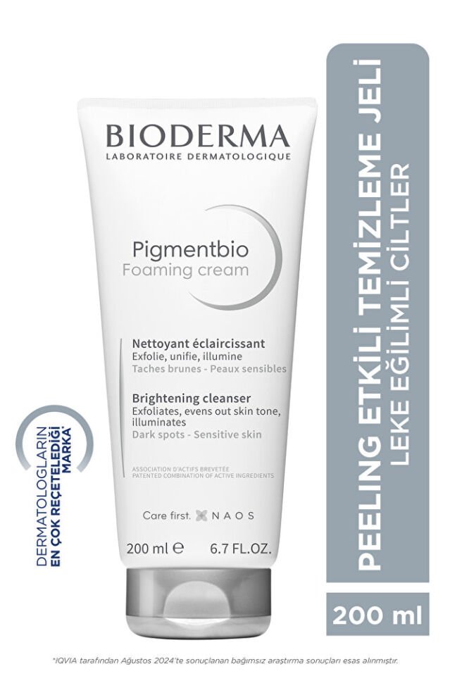 Pigmentbio Foaming Cream - Peeling Etkili Yüz Temizleme Jeli 200 ml