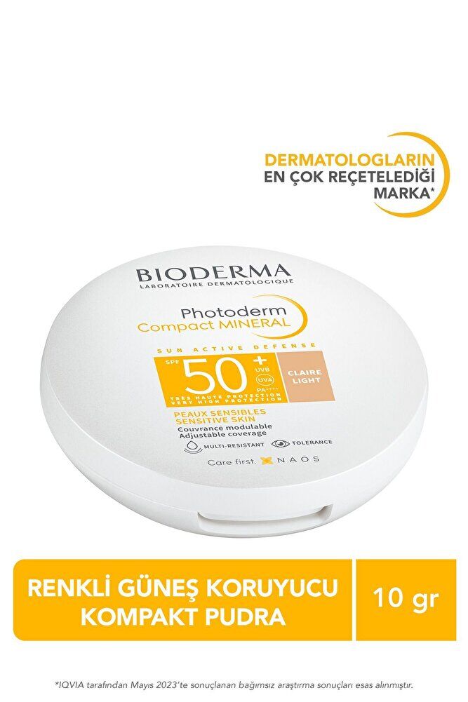 Photoderm Mineral Compact Light Spf50 Kapatıcı Etkili Güneş Koruyucu Kompakt Pudra 10 gr 37