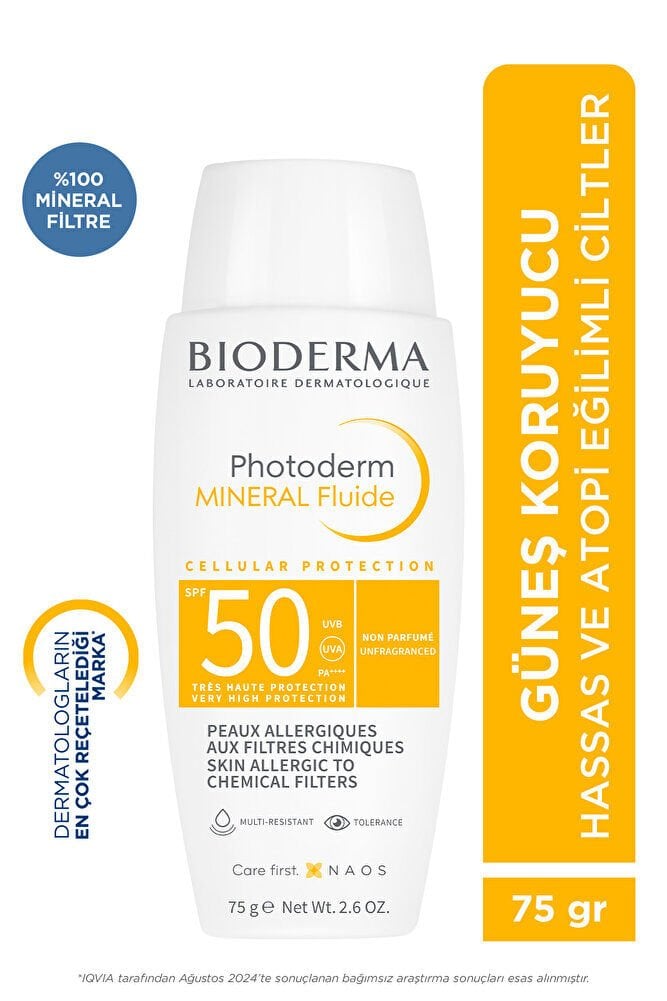 Photoderm Mineral Filtreli Güneş Koruyucu Krem SPF50+ 75 gr