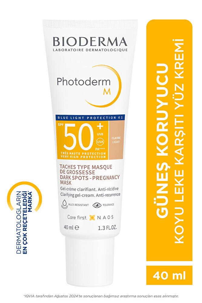 Photoderm M Light Leke Karşıtı Güneş Koruyucu SPF50+ 40 ml