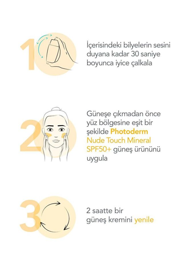 Photoderm Nude Touch SPF50+ Light Karma Yağlı Ciltler Kapatıcı Etkili Renkli Güneş Kremi 40