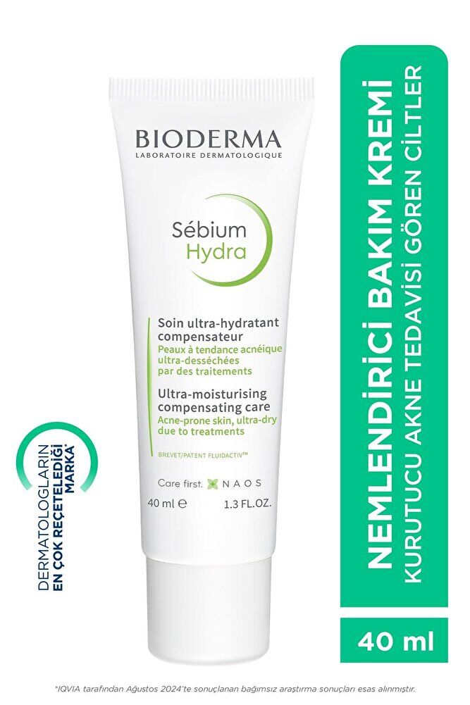 Sebium Hydra Seramid İçeren Yatıştırıcı, Kurutucu Akne Tedavisi Yoğun Nemlendirici Bakım Kremi 40 ML