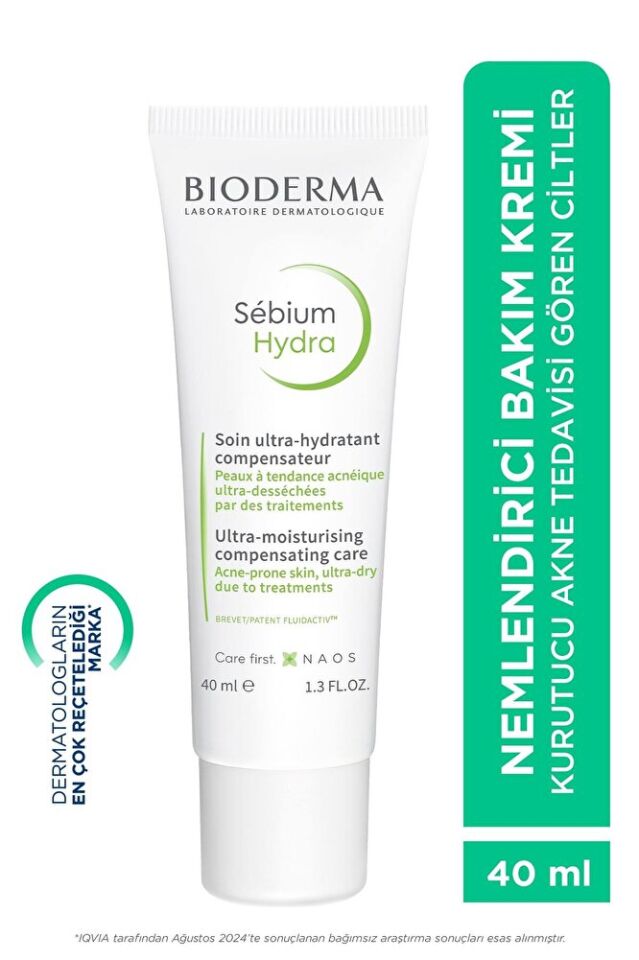 Sebium Hydra Seramid İçeren Yatıştırıcı, Kurutucu Akne Tedavisi Yoğun Nemlendirici Bakım Kremi 40 ML