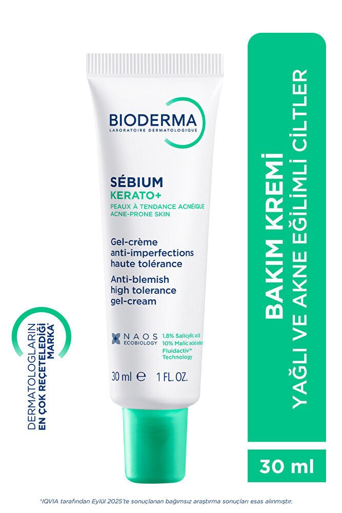 Sebium Kerato+ Sivilce, Akne Lekesi Karşıtı AHA, BHA, Salisilik Asit İçeren Bakım Kremi 30 ml