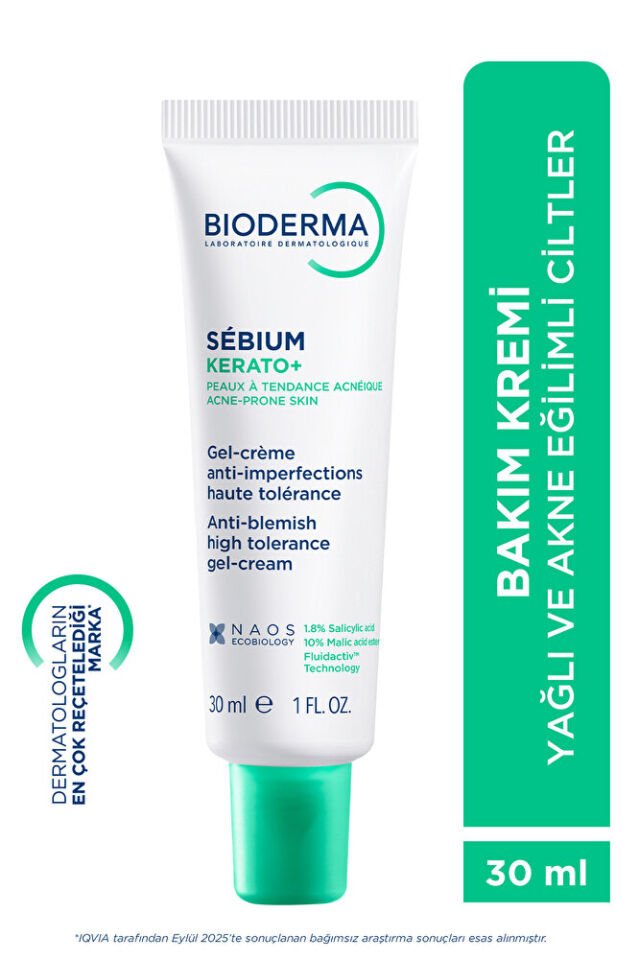 Sebium Kerato+ Sivilce, Akne Lekesi Karşıtı AHA, BHA, Salisilik Asit İçeren Bakım Kremi 30 ml