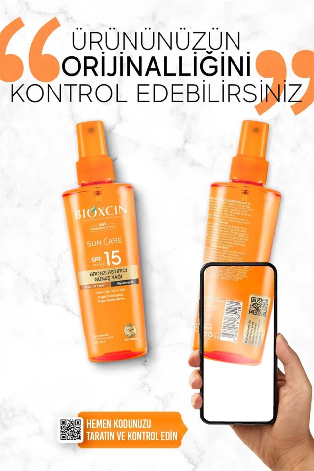 Bioxcin Sun Care SPF 15 Bronzlaştırıcı Sprey 200 ml