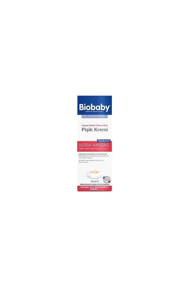 Alvit Bıobaby 75 ml Pişik Giderici Krem Ultra Hassas Bebekler İçin Hipoalerjenik Koruma