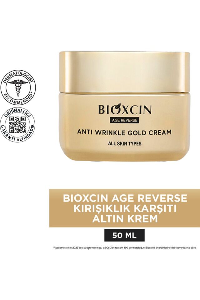 Bioxcin Age Reverse Altın Krem 50 ml