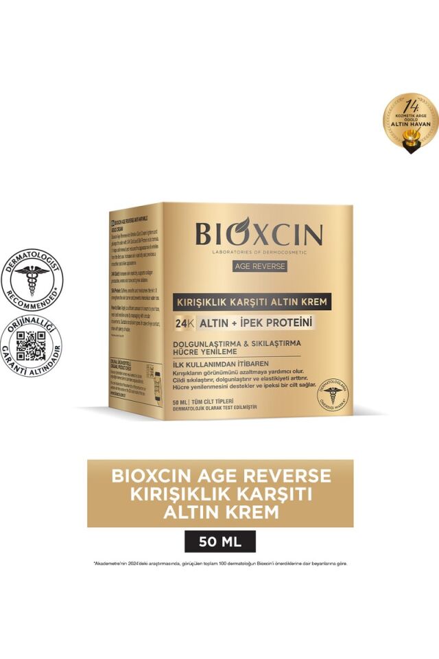 Bioxcin Age Reverse Altın Krem 50 ml