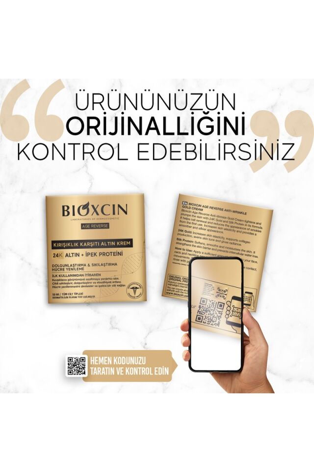 Bioxcin Age Reverse Altın Krem 50 ml