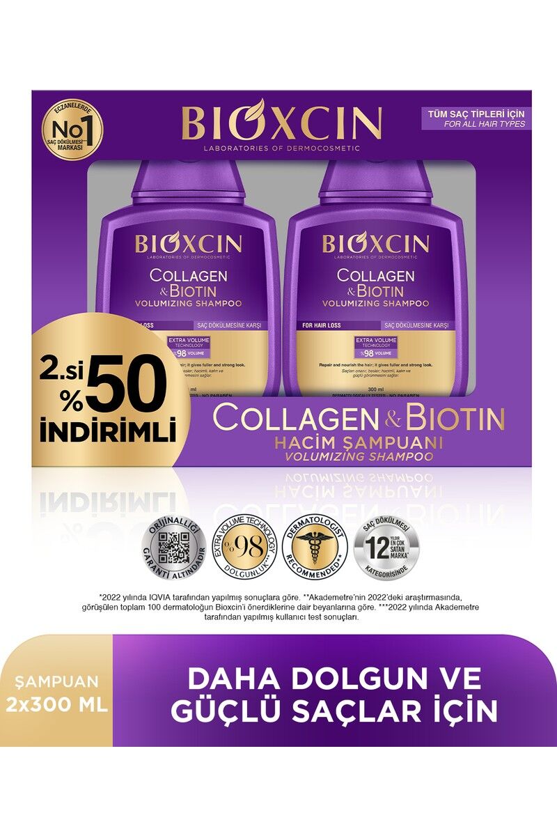 Bioxcin Collagen & Biotin Şampuan 300 ml