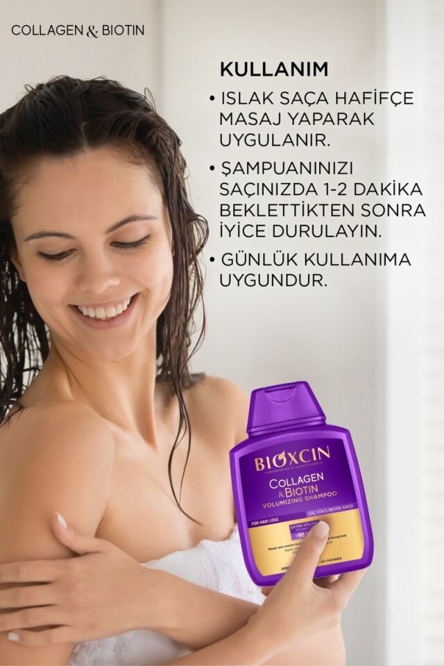 Bioxcin Collagen & Biotin Şampuan 300 ml