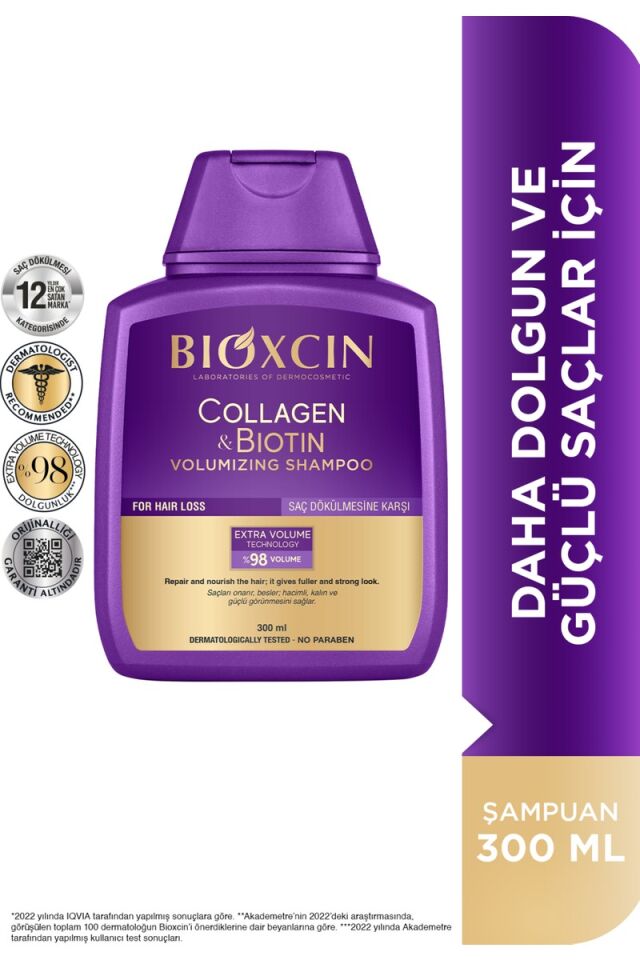 Bioxcin Collagen & Biotin Şampuan 300 ml