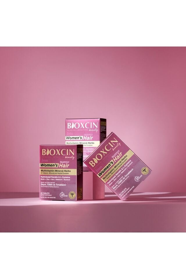 Bioxcin Women's Hair Multivitamin ve Mineral Takviyesi 30 Tablet