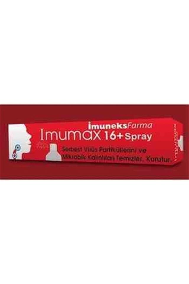 Imumax 16+ Spray 30 Ml Boğaz Spreyi