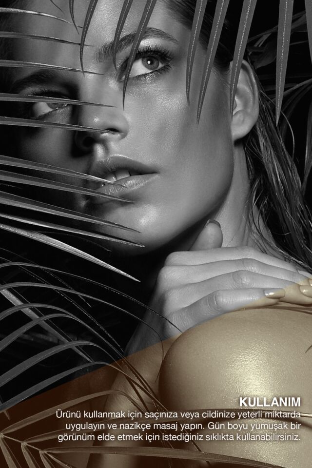 Bioxcin Gold On Skin Kuru Yağ 100 ml Sprey Doğal, Cilt & Saç Için Besleyici, Nemlendirici Yağ, Monoi Kokulu