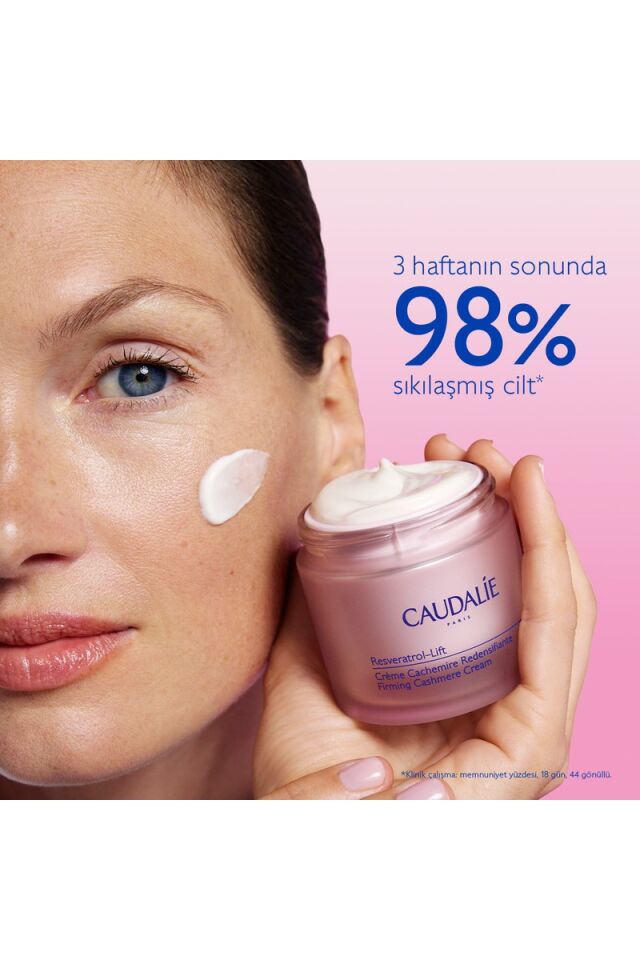 Caudalie Resveratrol-Lift Sıkılaştırıcı Yüz Kremi 50 ml Tüm Cilt Tipleri için Gündüz Bakımı
