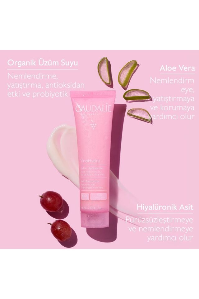 Caudalie Vinohydra NeMlendirici Jel Aydınlatıcı Etki 60 Ml Kuru Ciltler İçin