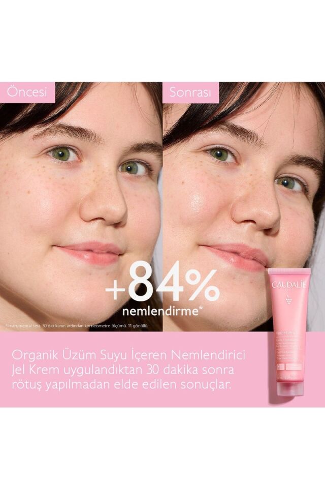 Caudalie Vinohydra NeMlendirici Jel Aydınlatıcı Etki 60 Ml Kuru Ciltler İçin