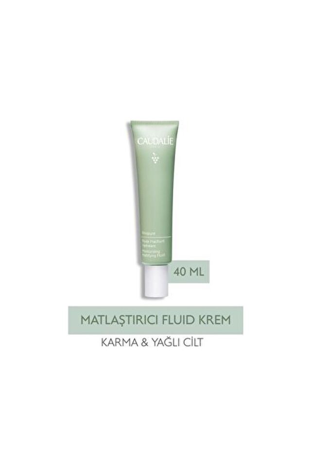 Caudalie Vinopure Matlaştırıcı Nemlendirici Krem 40 ml Karma Ciltler için Siyah Nokta Önleyici