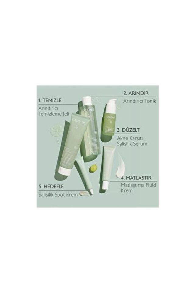 Caudalie Vinopure Matlaştırıcı Nemlendirici Krem 40 ml Karma Ciltler için Siyah Nokta Önleyici