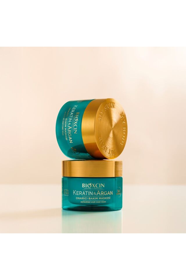 Bioxcin Keratin ve Argan Yağlı Onarıcı Saç Maskesi 225 ml – Derin Nemlendirme, Parlaklık ve Güçlü Protein Kompleksi