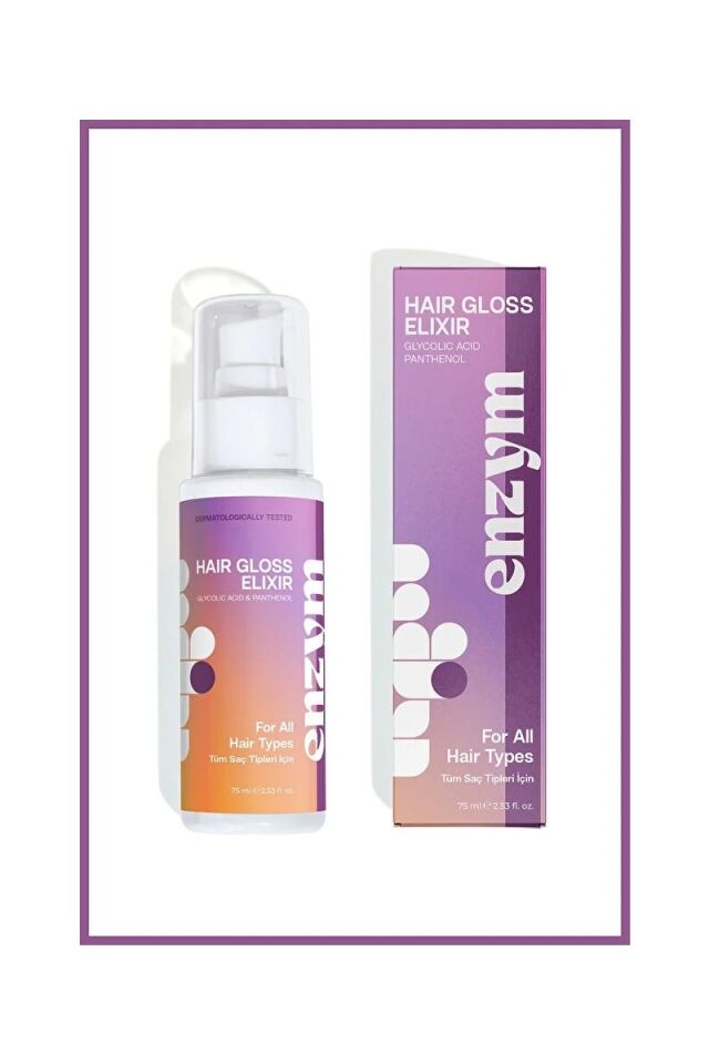 Gloss Elixir Parlaklık ve Pürüzsüzlük Verici, Canlandırıcı Saç Bakım Serumu 75 ml