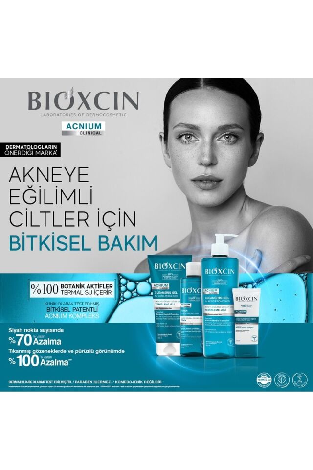 Bioxcin Acnium Sebum Dengeleyici Yüz Yıkama Jeli 500 ml