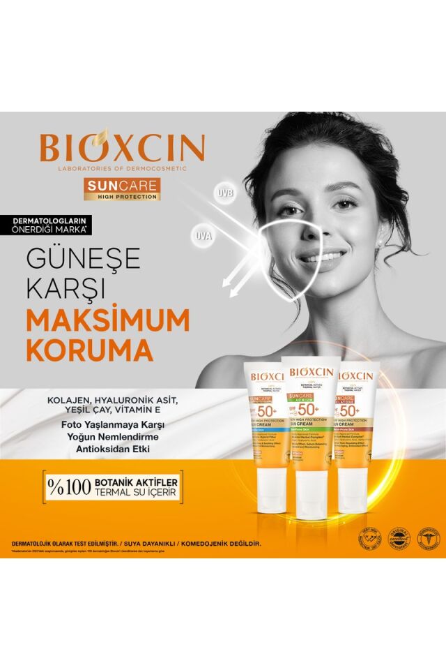 Bioxcin Suncare Hassas Ciltler SPF50+ Güneş Kremi 50 ml