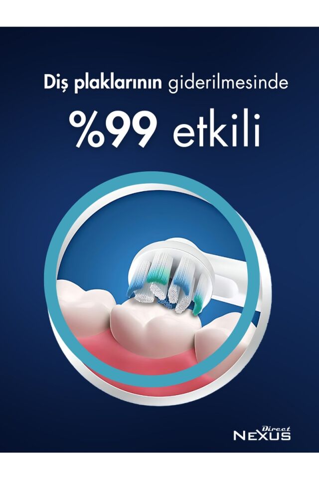 Direct Nexus Elektirikli Şarj Edilebilir Diş Fırçası + 2 Yedek Başlık