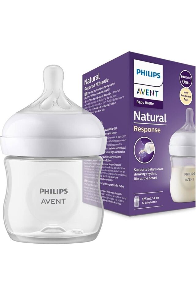 Philips Avent Doğal Tepkili PP Biberon, 125ml, 0+ Ay, SCY900/01