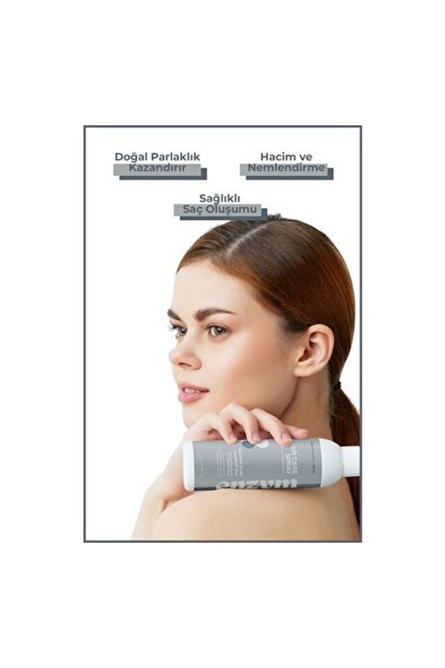 Enzym Cosmetics Enzym Saç Bakım Spreyi Hassas Saçlar İçin Kepek Karşıtı Etki 200 ml Çay Ağacı Kokusuyla