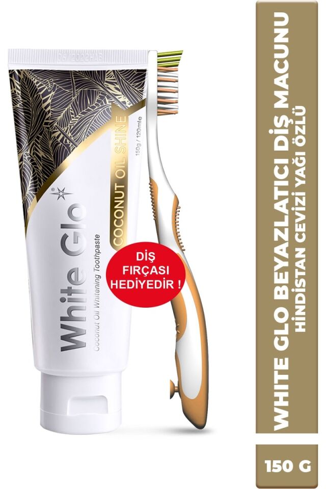 White Glo Hindistan Cevizi Özlü Diş Macunu