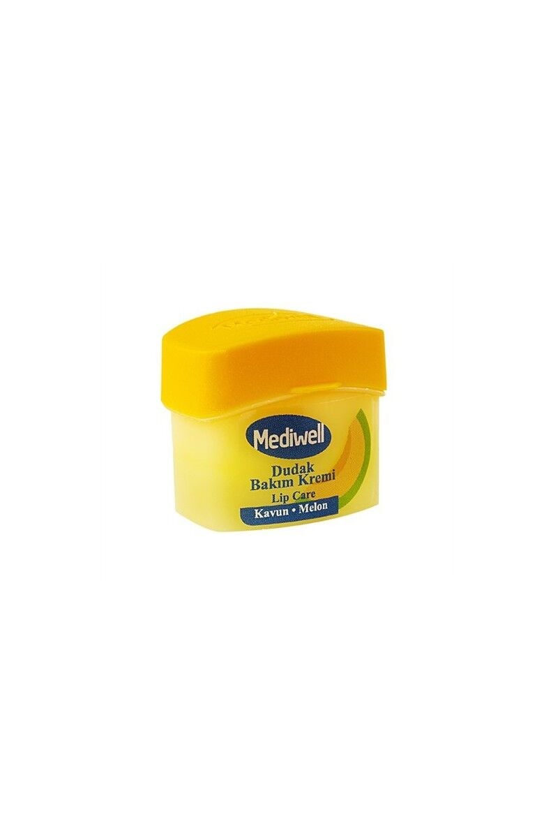Mediwell Dudak Bakım Kremi 5 ml Kavun Aromalı Yıpranmış Dudaklar İçin Besleyici Formül