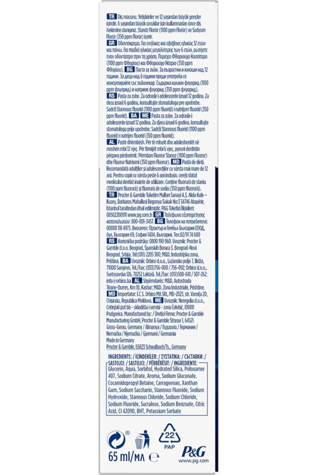 Oral-B Pro Densify Clinic Çürük Kalkanı Diş Macunu 65 ml