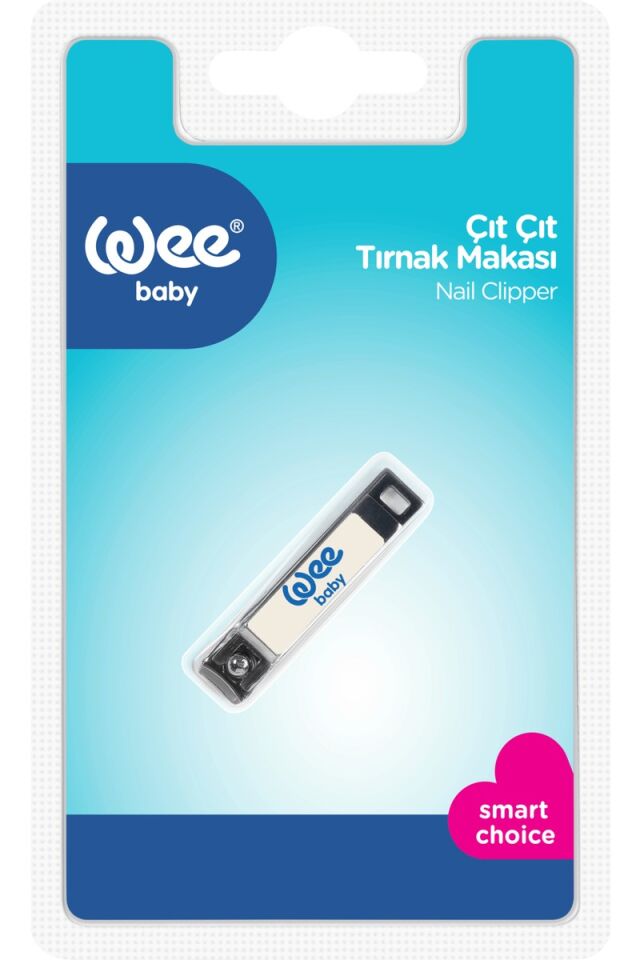 Wee Baby Çıt Çıt Tırnak Makası Paslanmaz Çelikten Üretilmiş Bebekler İçin 1 Adet