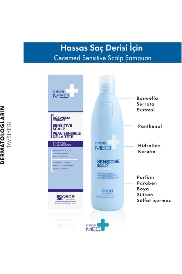 Cecemed Hassas Saç Derisi Şampuanı 300 ml
