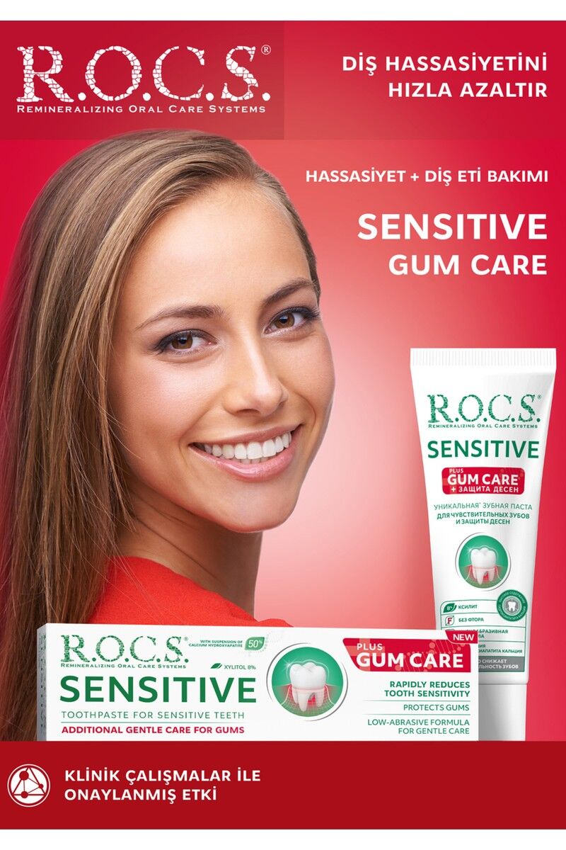 R.O.C.S. Sensitive Artı Diş Eti Bakımı Klorofilli Diş Macunu – 94 gr