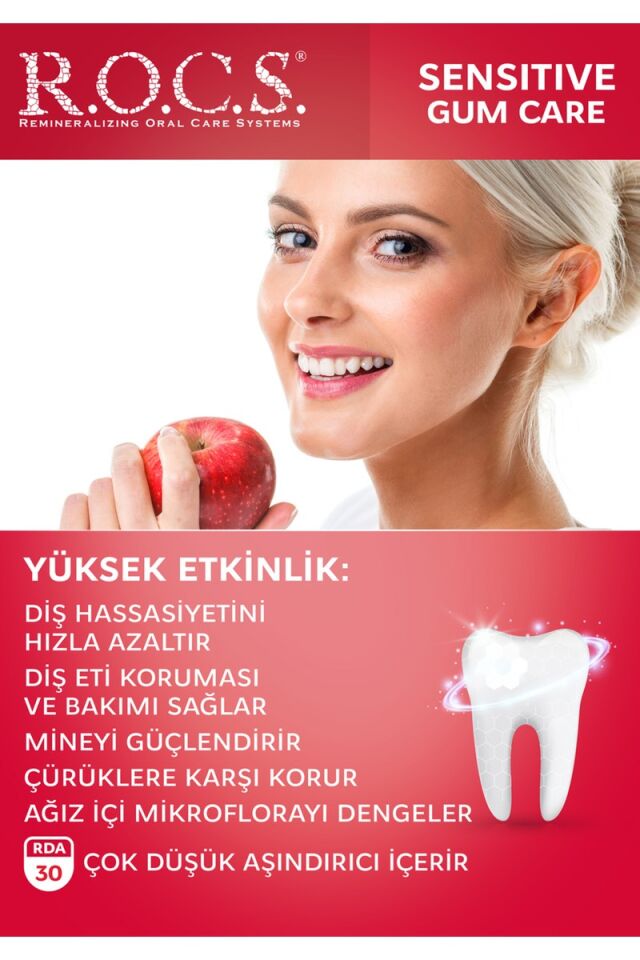 R.O.C.S. Sensitive Artı Diş Eti Bakımı Klorofilli Diş Macunu – 94 gr