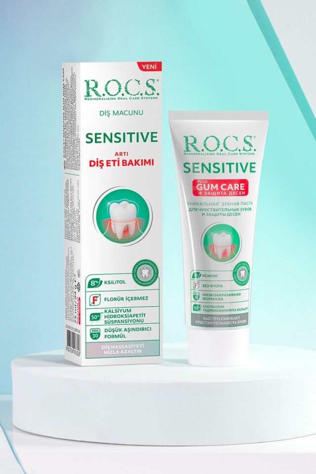 R.O.C.S. Sensitive Artı Diş Eti Bakımı Klorofilli Diş Macunu – 94 gr