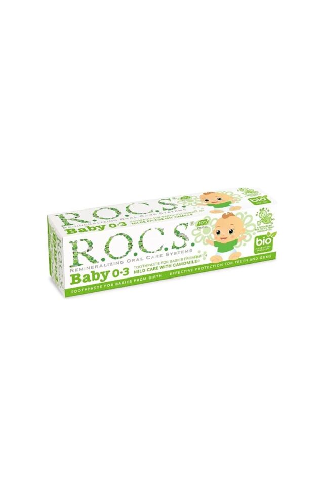 R.O.C.S. Rocs Baby 0-3 Yaş Papatya Özlü Diş Macunu