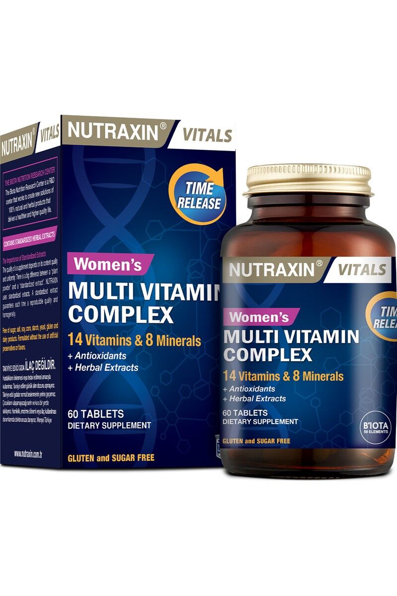 Nutraxin Multivitamin Kadın 60 Tablet