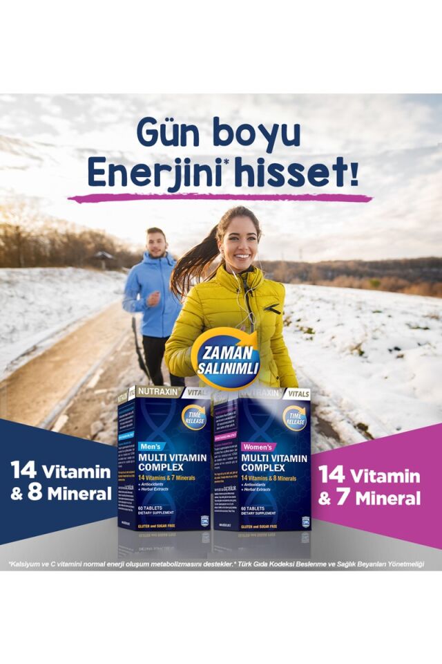 Nutraxin Multivitamin Kadın 60 Tablet