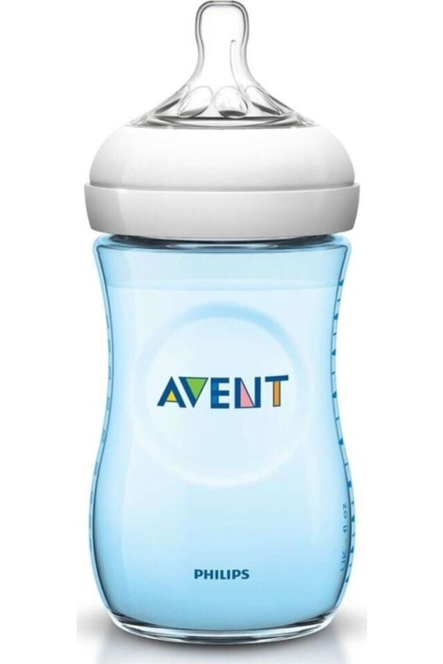 Philips Avent Natural PP Biberon 260 ml 1ay+ Mavi SCF035/17
