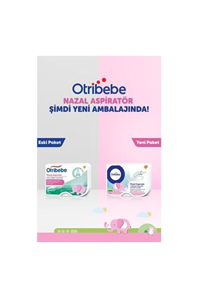 Otribebe Burun Aspiratörü Bebek Dostu Yumuşak Uç ile Etkili Burun Temizliği