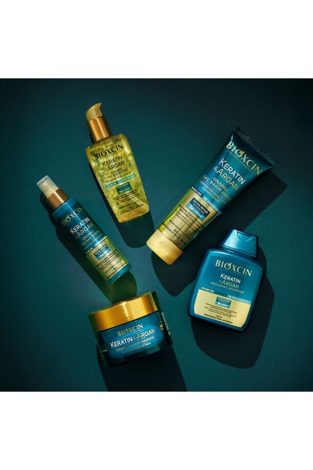 Bioxcin Keratin & Argan Onarıcı Şampuan 300 ml Sülfatsız Tüm Saçlar İçin Onarıcı Etki